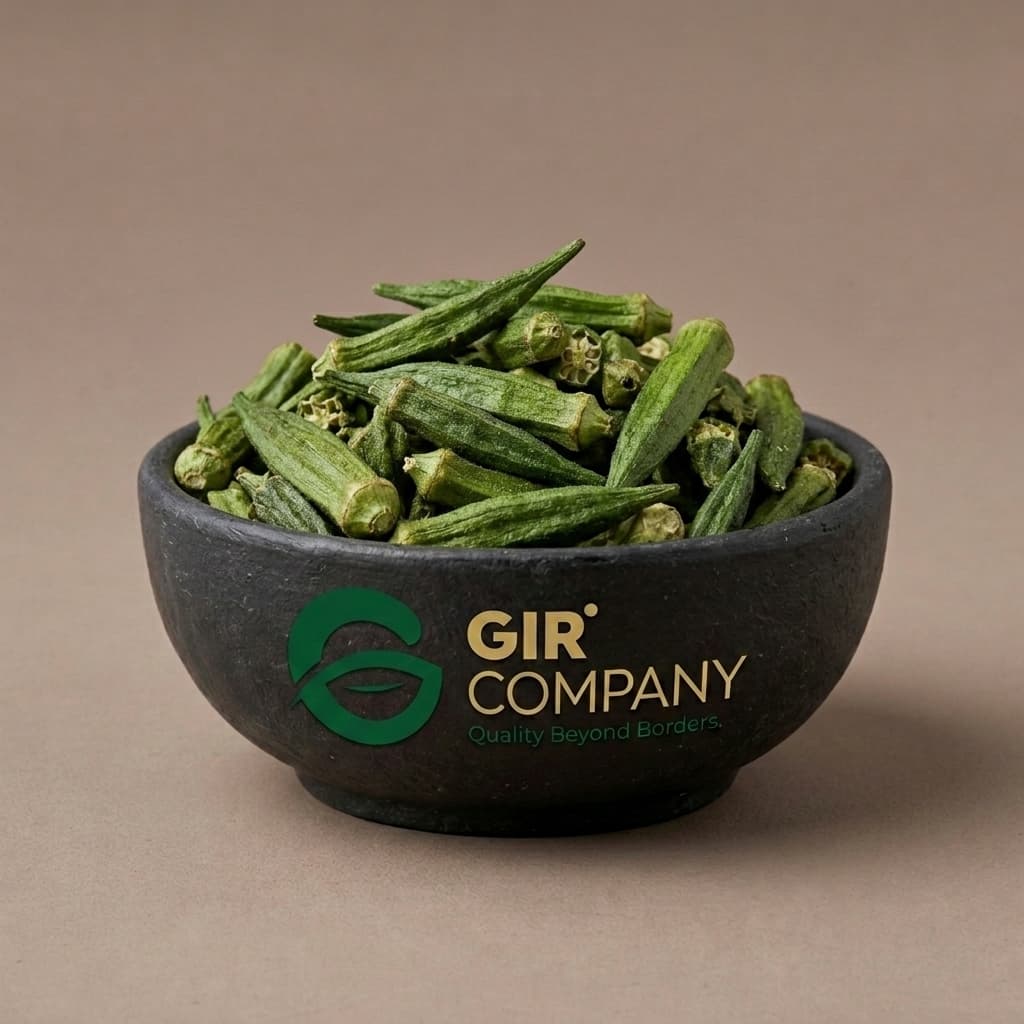 Dried Okra Export Quality Indian Origin - Gir Company