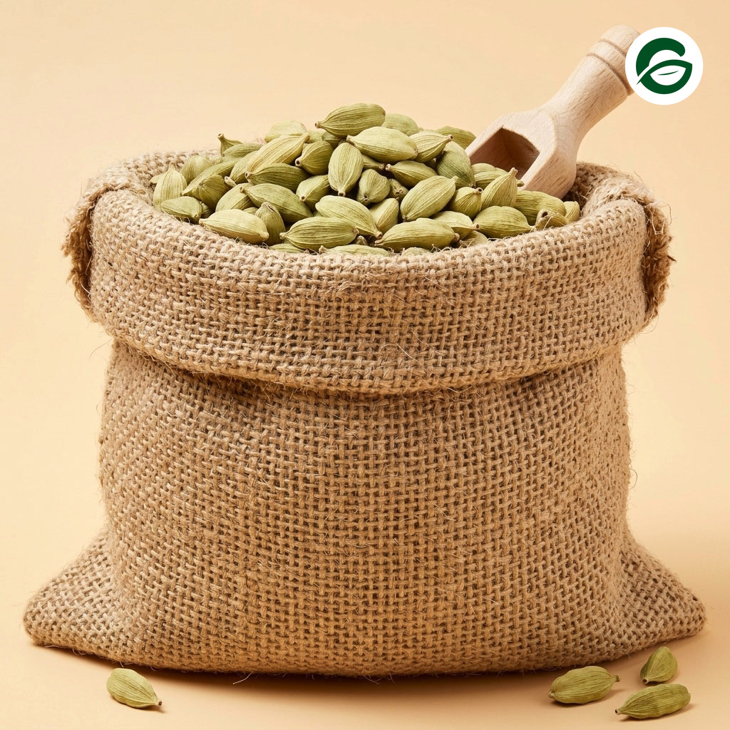 Green Cardamom Bold Pods (Choti Elaichi) thumbnail 3