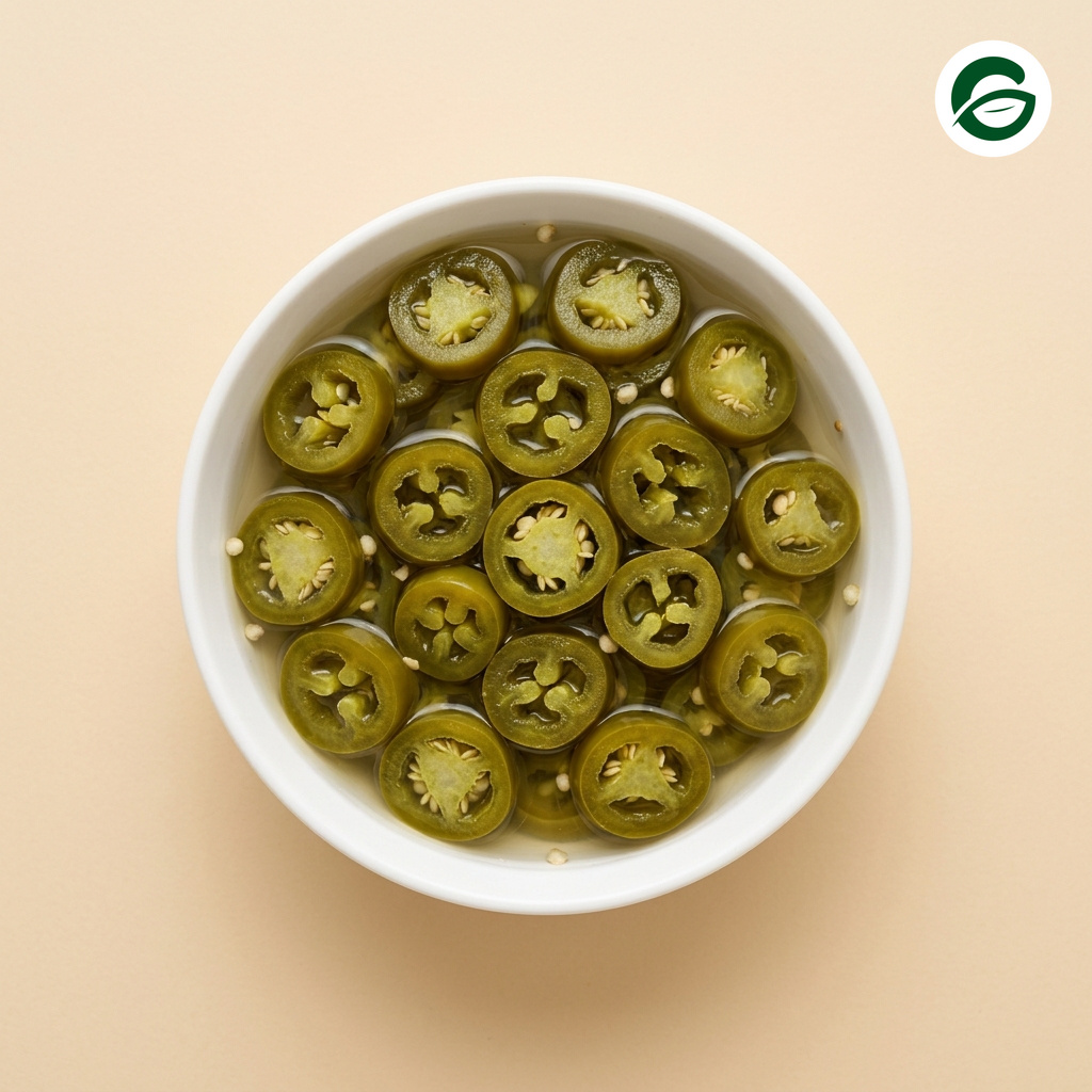 Pickled Green Jalapenos (Sliced & Whole in Brine)